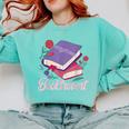 Literary Reading Book Introvert Booktrovert Reading Comfort Colors Sweatshirt Butter