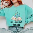 Live Laugh & Love Books Reading Butterfly Book Lover Bookish Premium Comfort Colors Sweatshirt Butter Live Laugh & Love Books Reading Butterfly Book Lover Bookish Premium Comfort Colors Sweatshirt Butter