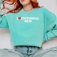 I Love Heart Fictional Men Simple Cute Reading Books Comfort Colors Sweatshirt Butter I Love Heart Fictional Men Simple Cute Reading Books Comfort Colors Sweatshirt Butter
