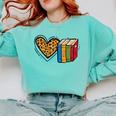 Love Reading Book Librarian Across America Men Women Kids Comfort Colors Sweatshirt Butter