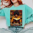 Man Reading Book Black History Month Book Lover Afro Comfort Colors Sweatshirt Butter Man Reading Book Black History Month Book Lover Afro Comfort Colors Sweatshirt Butter