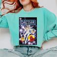 Marvel Universe Classic Dazzler Light Power Comic Book Cover Comfort Colors Sweatshirt Butter