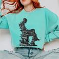 Men Pixel Art Geometric Book Human Drawing Graphic Men Comfort Colors Sweatshirt Butter
