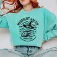 Midnight Salem Book Club Witchy Reads Comfort Colors Sweatshirt Butter Midnight Salem Book Club Witchy Reads Comfort Colors Sweatshirt Butter