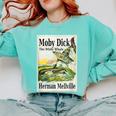 Moby Dick Book Cover Illustration Comfort Colors Sweatshirt Butter Moby Dick Book Cover Illustration Comfort Colors Sweatshirt Butter