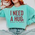 i Need a Huge Stack Of Books Comfort Colors Sweatshirt Butter