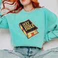 Nice Holy Book Costume For Bible Lovers Comfort Colors Sweatshirt Butter Nice Holy Book Costume For Bible Lovers Comfort Colors Sweatshirt Butter