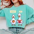 How Many Nights Reading Goose Book Lover Reader Comfort Colors Sweatshirt Butter How Many Nights Reading Goose Book Lover Reader Comfort Colors Sweatshirt Butter