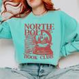 North Pole Book Club Christmas Comfort Colors Sweatshirt Butter North Pole Book Club Christmas Comfort Colors Sweatshirt Butter