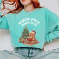 North Pole Book Club Gingerbread Christmas Reading Comfort Colors Sweatshirt Butter North Pole Book Club Gingerbread Christmas Reading Comfort Colors Sweatshirt Butter