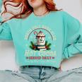 North Pole Book Club Hot Cocoa Librarians Bookish Christmas Comfort Colors Sweatshirt Butter