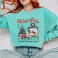 North Pole Book Club Book Lover Bookish Bookworm Christmas Comfort Colors Sweatshirt Butter