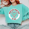 North Pole Book Club Shirt Candy Cane Christmas Comfort Colors Sweatshirt Butter North Pole Book Club Shirt Candy Cane Christmas Comfort Colors Sweatshirt Butter