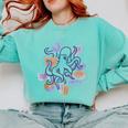 Octopus Book Reader Comfort Colors Sweatshirt Butter