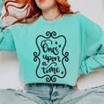 Once Upon A Time Fairytale Book Lover Reading Comfort Colors Sweatshirt Butter