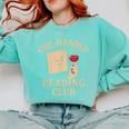 One-Handed Reading Club Smutty Book Lover Comfort Colors Sweatshirt Butter One-Handed Reading Club Smutty Book Lover Comfort Colors Sweatshirt Butter