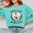 OOPS I GOT Another Book Design Comfort Colors Sweatshirt Butter OOPS I GOT Another Book Design Comfort Colors Sweatshirt Butter