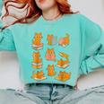 Orange Cats Reading Books Cat Lover Comfort Colors Sweatshirt Butter Orange Cats Reading Books Cat Lover Comfort Colors Sweatshirt Butter