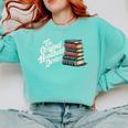 The Original Handheld Device Book Fair Book Lover Comfort Colors Sweatshirt Butter