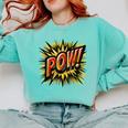 POW Comic Book Retro Artwork – Cartoon Collector Comfort Colors Sweatshirt Butter POW Comic Book Retro Artwork – Cartoon Collector Comfort Colors Sweatshirt Butter