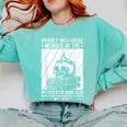 PROUDLY ANTI-SOCIAL MEMBER OF THE Introverted Book Club Comfort Colors Sweatshirt Butter