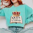 Queen Of The Classroom Appreciation Royal Crown Book Comfort Colors Sweatshirt Butter Queen Of The Classroom Appreciation Royal Crown Book Comfort Colors Sweatshirt Butter
