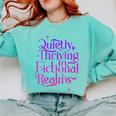Quietly Thriving In Fictional Realms Book Lovers Comfort Colors Sweatshirt Butter Quietly Thriving In Fictional Realms Book Lovers Comfort Colors Sweatshirt Butter
