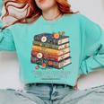 There Is No Such Thing As Too Many Books Reading Comfort Colors Sweatshirt Butter