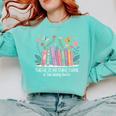There Is No Such Thing As Too Many Books Reading Teacher Comfort Colors Sweatshirt Butter