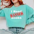 I Read Banned Books Censored Red Stamp Reading Librarian Comfort Colors Sweatshirt Butter I Read Banned Books Censored Red Stamp Reading Librarian Comfort Colors Sweatshirt Butter