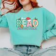 Read Banned Books Christmas Holiday Comfort Colors Sweatshirt Butter