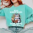 Read Banned Books Drink Coffee Fight Evil Cat Comfort Colors Sweatshirt Butter Read Banned Books Drink Coffee Fight Evil Cat Comfort Colors Sweatshirt Butter