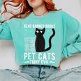 Read Banned Books Pet Cats Fight Evil Read Banned Books Comfort Colors Sweatshirt Butter