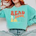 Read A Book Bruh Read Reading Librarian Boys Teen Kids Comfort Colors Sweatshirt Butter