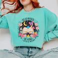 Read Books Be Kind Stay Weird Dragon Comfort Colors Sweatshirt Butter