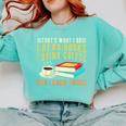 That What i Do i Read Books And i Know Things Coffee Reading Comfort Colors Sweatshirt Butter