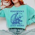 Read Books Stay Weird Comfort Colors Sweatshirt Butter Read Books Stay Weird Comfort Colors Sweatshirt Butter