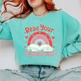 Read Your Heart Out Book Valentines Day Reading Teacher Comfort Colors Sweatshirt Butter Read Your Heart Out Book Valentines Day Reading Teacher Comfort Colors Sweatshirt Butter