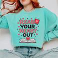 Read Your Heart Out Love Book Valentine Teacher Bookworm Comfort Colors Sweatshirt Butter Read Your Heart Out Love Book Valentine Teacher Bookworm Comfort Colors Sweatshirt Butter