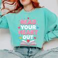Read Your Heart Out Valentine Reading Book For Kid Teacher Comfort Colors Sweatshirt Butter Read Your Heart Out Valentine Reading Book For Kid Teacher Comfort Colors Sweatshirt Butter