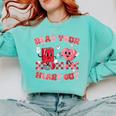 Read Your Heart Out Valentine Teacher Book Lover Comfort Colors Sweatshirt Butter
