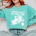 I Read Past My Bedtime Late Night Readers Book Club Comfort Colors Sweatshirt Butter
