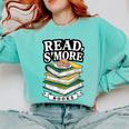 Read S'More Books Marshmallow Reading Smores Comfort Colors Sweatshirt Butter