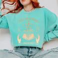 A Well Read Woman Is A Dangerous Creature Reading Book Lover Comfort Colors Sweatshirt Butter