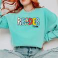 Reader I Am Bookworm Librarian I Heart Read Book Lover Comfort Colors Sweatshirt Butter Reader I Am Bookworm Librarian I Heart Read Book Lover Comfort Colors Sweatshirt Butter
