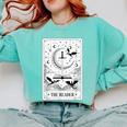 The Reader Tarot Card Bookworm Books Lover Dragon Librarians Comfort Colors Sweatshirt Butter