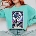The Reader Tarot Card Reading Skeleton Skull Book Lover Comfort Colors Sweatshirt Butter The Reader Tarot Card Reading Skeleton Skull Book Lover Comfort Colors Sweatshirt Butter