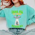 Take Me To Your Readers Alien Book Reading Bookaholic Comfort Colors Sweatshirt Butter Take Me To Your Readers Alien Book Reading Bookaholic Comfort Colors Sweatshirt Butter