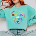 Readers Are Leaders Reading Teacher Women Kids Book Lovers Comfort Colors Sweatshirt Butter Readers Are Leaders Reading Teacher Women Kids Book Lovers Comfort Colors Sweatshirt Butter