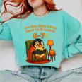 Reading 6 7 Six Seven Meme English Teacher Book Lover Comfort Colors Sweatshirt Butter